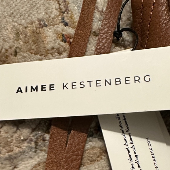 Aimee Kestenberg Brown Leather Crossbody Bag - Bum bag - NWT - Picture 2 of 12